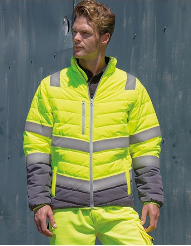 R-R325M-Mens Soft Padded Safety Jacket
